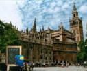 Cathedral of Seville with guide for schools